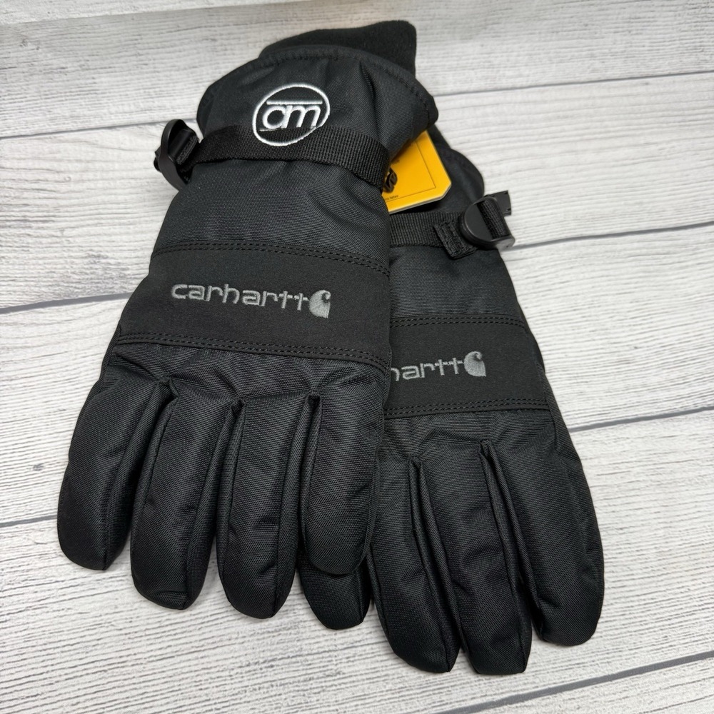 Carhartt Waterproof Insulated Knit Cuff Gloves GLO511-M Men's M *Logo* (1)